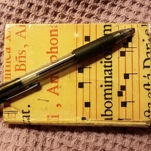 Mysterious Handmade Music Notebook